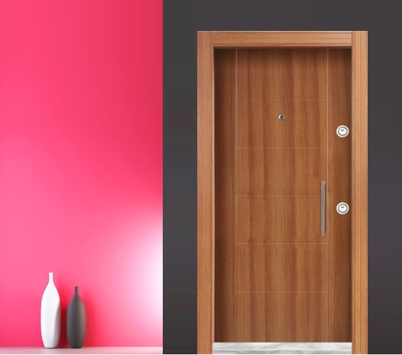 elit pvc seri çelik kapı modeli dz-0200