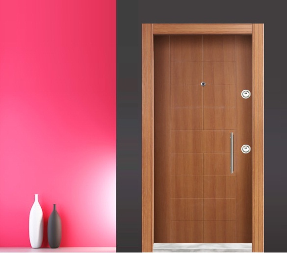 elit pvc seri çelik kapı modeli dz-0201