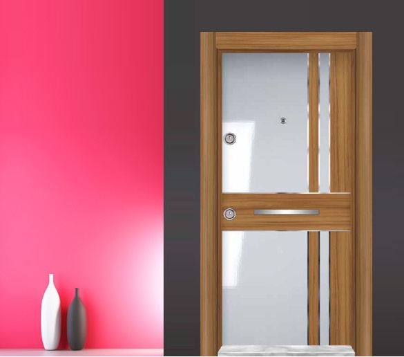 elit pvc seri çelik kapı modeli dz-0205