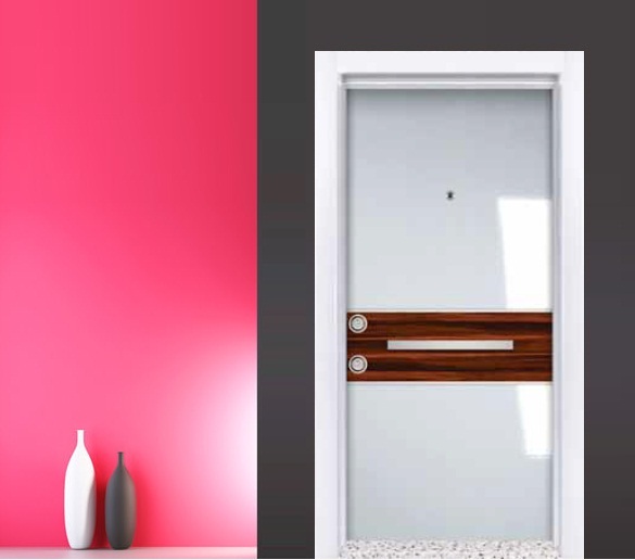 elit pvc seri çelik kapı modeli dz-0208